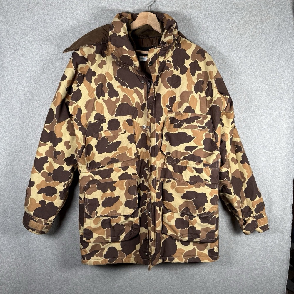 Woodland Gore Tex Thinsulate CAMOUFLAGE Camo Hunting Jacket Coat Mens M
